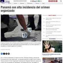 Prensa Latina - Panamá con alta incidencia del crimen organizado