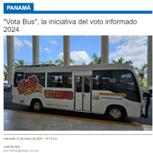 El Siglo: "Vota Bus", la iniciativa del voto informado 2024