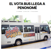 Mifavorita: El Vota Bus llega Penonomé