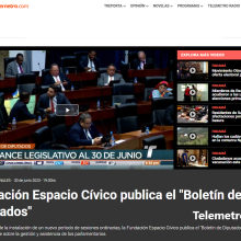 Telemetro Reporta: Fundación Espacio Cívico publica el "Boletín de Diputados"